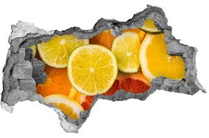 3d lyuk fal dekoráció Citrusfélék