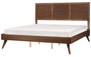 Ágy ISTRES 180 x 200 cm Sötét kőris