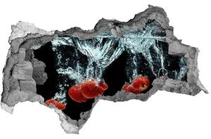 3d lyuk fal dekoráció Szamóca víz alatt