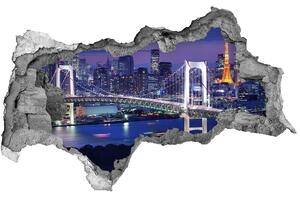 3d lyuk fal dekoráció Bridge tokióban