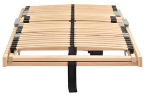 VidaXL Lécalap Barna 80 x 190 cm Tömör bükkfa