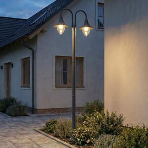 Kültéri Lámpa Lindby, Madea, dimmable, Fekete, Fém, Modern