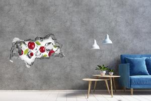3d lyuk fal dekoráció Cseresznye és víz