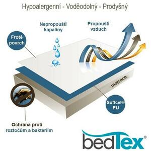 BedTex Softcel Matracvédő vízhatlan, 220 x 200 cm, 220 x 200 cm