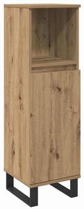 VidaXL Fürdőszoba bútor szett 3 pcs Barna 30 x 30 x 180 cm Faanyag