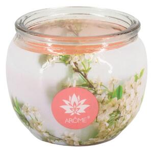 Arome Chery Blossom Illatgyertya üvegben, 90 g