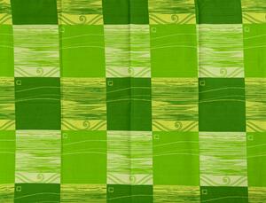 SONKA zöld pamut ágyneműhuzat Ágyneműhuzat mérete: 70 x 90 cm | 140 x 200 cm