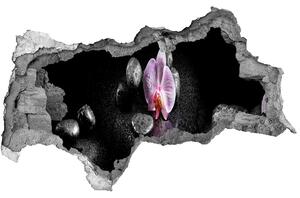 3d lyuk fal dekoráció Orchidea