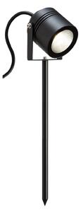 LCD LED földi tüskés reflektor 5014, Fekete, Alumínium, Modern