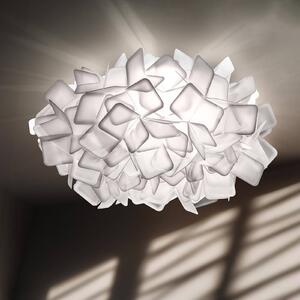 Slamp Clizia - format. fali lámpa, fehér, Fehér / opál, Nappali / Étkező, Műanyag, Dizájn
