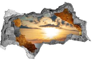 3d lyuk fal dekoráció Grotto tenger