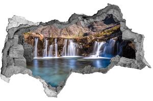 3d-s lyukat fali matrica Vízesés a hegyekben