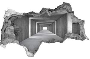 3d-s lyukat fali matrica A beton alagút