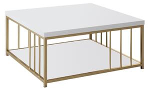 Dohányzóasztal Zenn - White, Gold