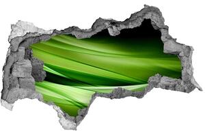 Lyuk 3d fali matrica Zöld hullámok háttér