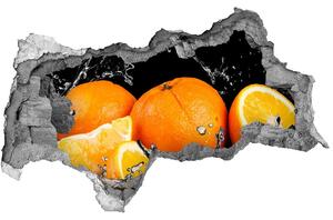 Lyuk 3d fali matrica Narancs és víz