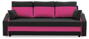 Nagyméretű kanapéágy HEWLET PLUS Color Fekete + zöld