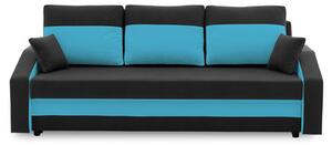 Nagyméretű kanapéágy HEWLET PLUS Color Fekete + zöld