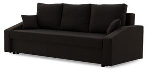 Nagyméretű szétnyitható kanapé HEWLET PLUS Fekete