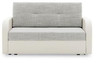 Szétnyitható kanapé FASO I 120 Fehér eko-bőr + Fekete