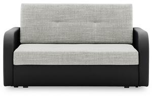 Szétnyitható kanapé FASO I 120 Fehér eko-bőr + Sötétszürke