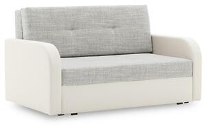 Szétnyitható kanapé FASO I 120 Fehér eko-bőr + Fekete