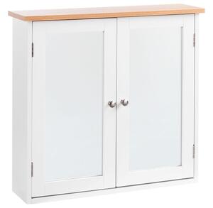 Fürdőszobai tükrös faliszekrény ALAMOS 65 cm 60 cm Fehér