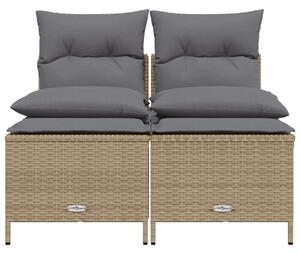 Polyrattan Kerti Ülőgarnitúra - 4 Fős