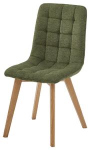 Zöld szövet étkezőszék – modern kárpitozott szék CT-291 GRN2