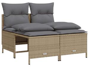 Polyrattan Kerti Ülőgarnitúra - 4 Fős