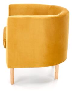 CLUBBY II fotel - sárga