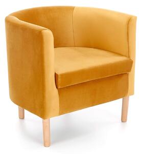 CLUBBY II fotel - sárga
