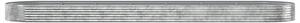 VidaXL ezüstszínű porszórt acél kerti magaságyás 600x140x36 cm