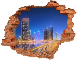 3d fali matrica lyuk a falban Dubai