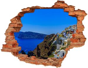 3d fali matrica lyuk a falban Santorini görögország