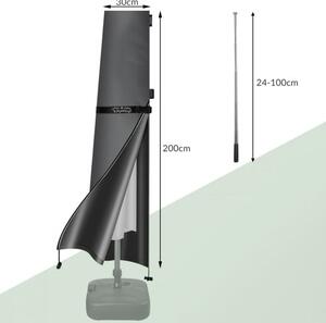 Kingsleeve® Napernyő védőhuzat 3,3 m - antracit