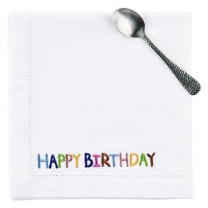 HAPPY BIRTHDAY textil szalvéta 45x45 cm