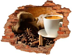 3d fali matrica lyuk a falban Kávé és fűszerek