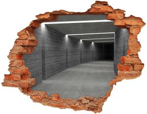 3d fali matrica lyuk a falban A beton alagút