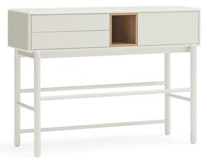Krémszínű konzolasztal 35x120 cm Corvo – Teulat