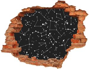 3d fali matrica lyuk a falban Csillagkép
