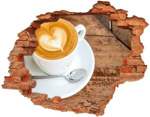 3d fali matrica lyuk a falban Kávé csészében