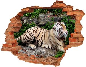 3d fali matrica lyuk a falban Tiger a rock