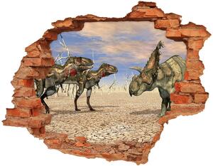 3d fali matrica lyuk a falban Dinoszauruszok