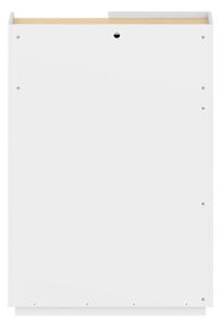 Fehér matt könyvespolc 100x147 cm Nina - TemaHome