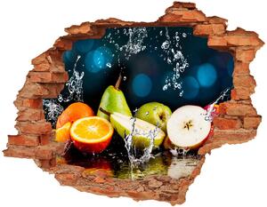 Lyuk 3d fali matrica Gyümölcs és víz