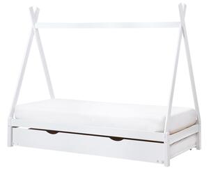 Kihúzható gyerekágy Fenyő TALMONTIERS 90 x 200 cm Fehér