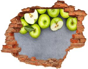 Lyuk 3d fali matrica Zöld alma