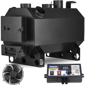 HIGHER MELEGLEVEGŐS KEMENCE-KAZÁN SZILÁRD TÜZELŐANYAGHOZ NYOLCSZÖG 35KW, PN1