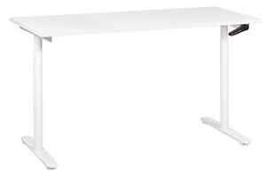 Manuálisan állítható asztal DESTINAS Fehér 160 cm 72 cm